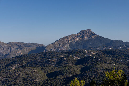 Mountain landscape of the island of Mallorca, Spain