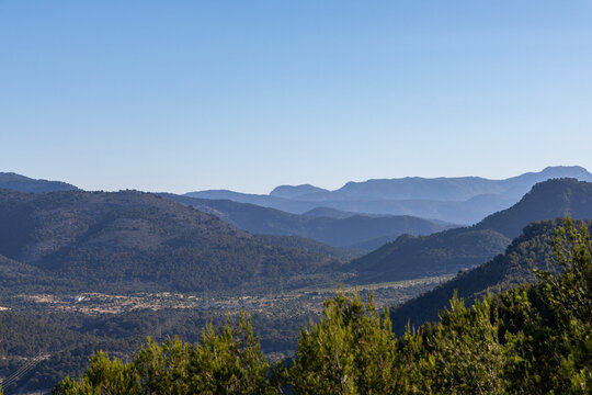 Mountain landscape of the island of Mallorca, Spain