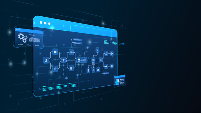AI agent workflow automation system. ai agent network diagram dashboard machine learning data processing system, coding, file and automation system