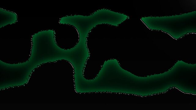 Alien monolith dark matter liquid metal morphing blobs green
