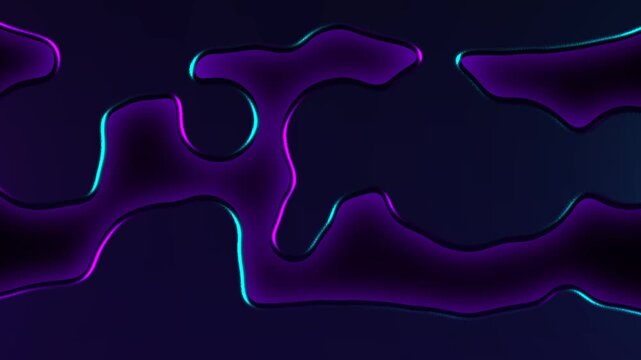 Quantum flux dark matter liquid metal morphing blobs purple