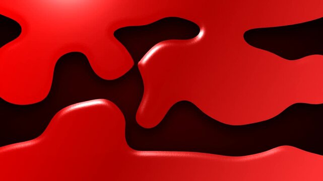 Blood plasma liquid metal morphing blobs red danger fluid