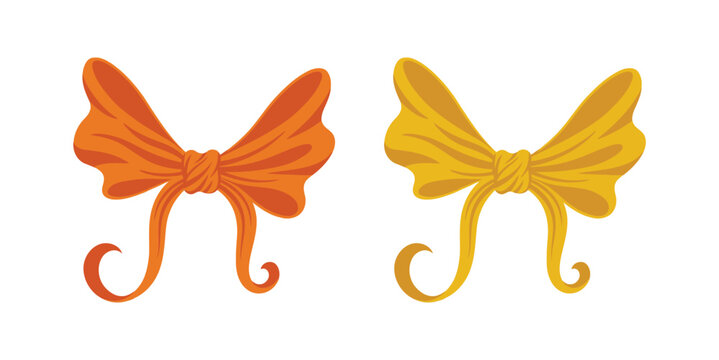 Set of elegant flying fairy butterfly wings for magic wild insect nature flora fragile concepts graphic isolated vector illustration
