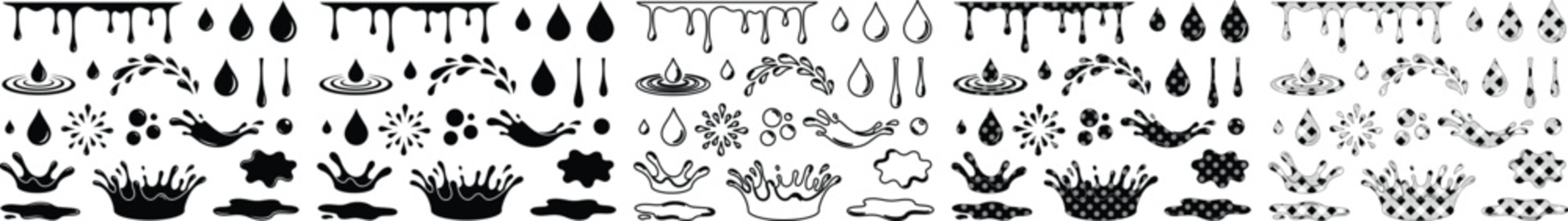 Minimalist Black and White Vector Icon Set, 40 Abstract Graphic Elements for Modern Design. Simple, Clean, and Versatile Symbols for Web, Apps, and Print Media.