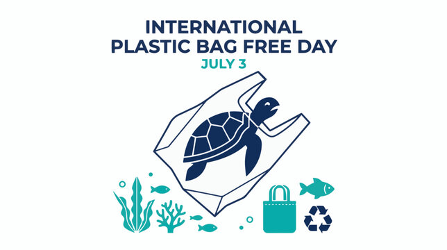 Turtle trapped in a plastic bag represents the urgent global need to eliminate single-use waste for healthier marine ecosystem survival.