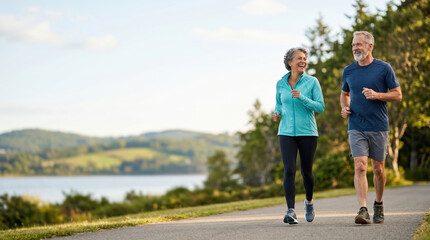 Obraz premium Concept of longevity, future wellness, and vitality for a healthy lifestyle