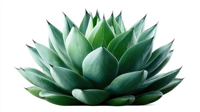Majestic agave plant portrait in stunning detail