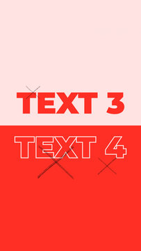 Bold Split Screen Logo Reveal Fast Kinetic Vertical Short-Form Intro