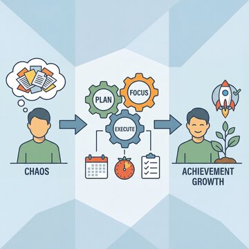 Strategic Planning and Focus for Personal Achievement and Growth.