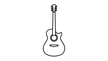 Naklejka premium Black and white illustration of a microphone on stand.