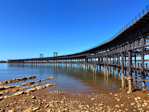 Muelle de Rio Tinto, Huelva, Andaluc&iacute;a, Espa&ntilde;a, Europa