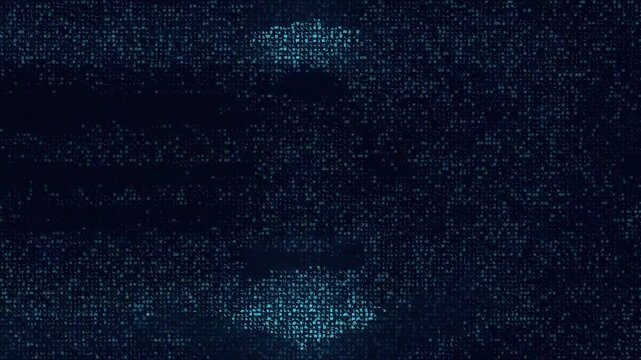 Kaleidoscopic Digital Glitch Background Color Flow