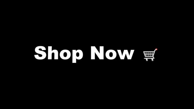 Shop Now Text Animation.