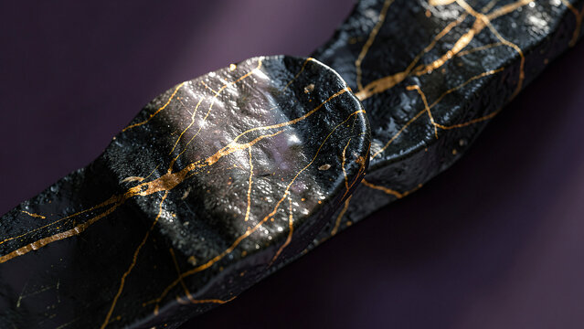Organic material texture resembling poli