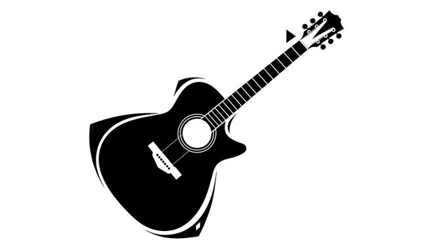 Black and white vector illustration of a megaphone with sound waves.