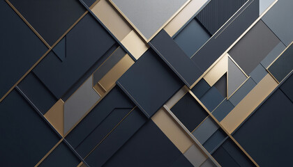 Fototapeta premium Executive Geometric Layers