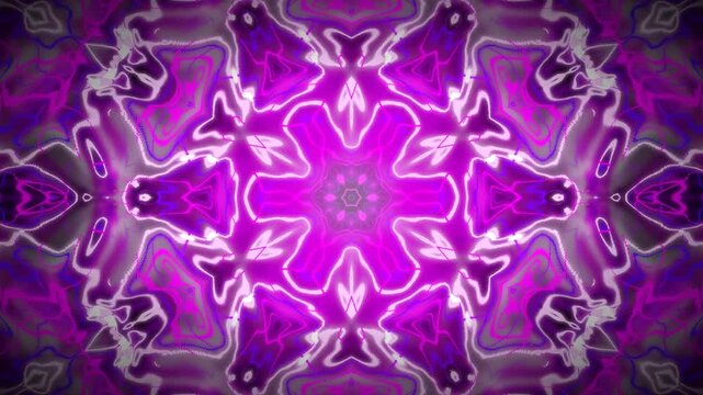 Amethyst fractal kaleidoscope mandala psychedelic purple pattern