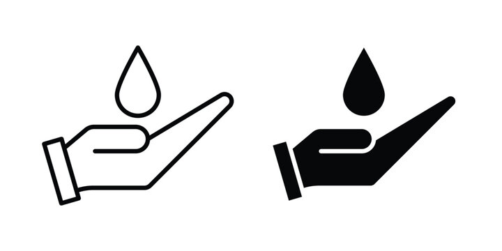 Dermatology tested icon in line art design vector concepts