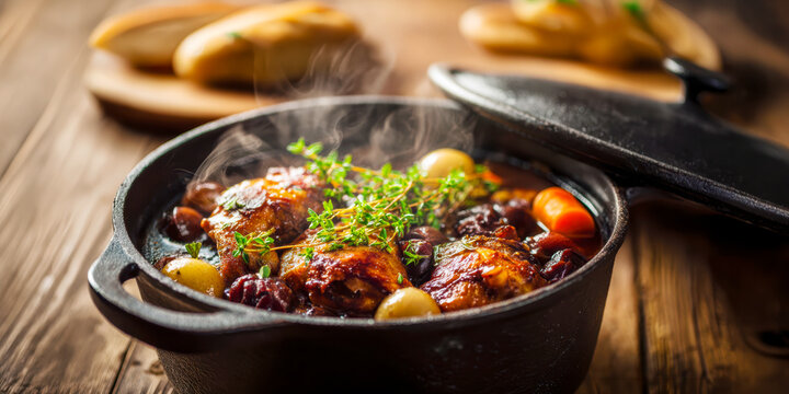 Coq au Vin French Chicken Stew &ndash; Generative AI