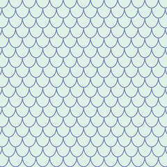 Fish scale simple seamless repeat pattern design, vector pattern, geometric background. vektor illustration © ALIJABAH