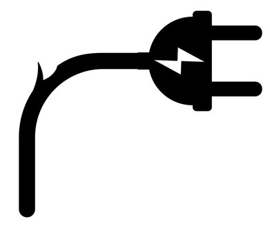 broken cable SVG