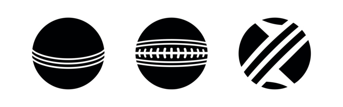Rugby ball icons. Various rugby and aussie rules football designs for sports and games.
