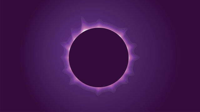 moon eclips vector illustraiton