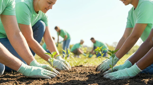 community volunteering for local charity projects and support initiatives