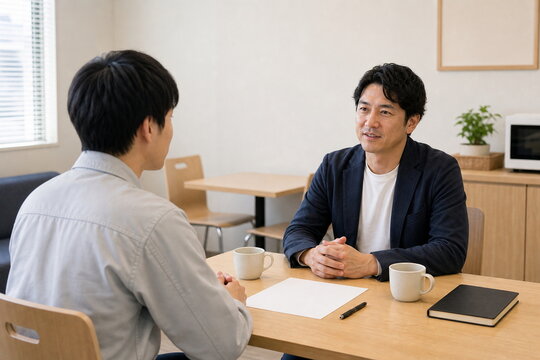 中小企業で働き方を相談する面談