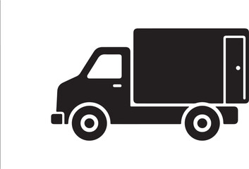 Fototapeta premium Delivery truck logistics icon