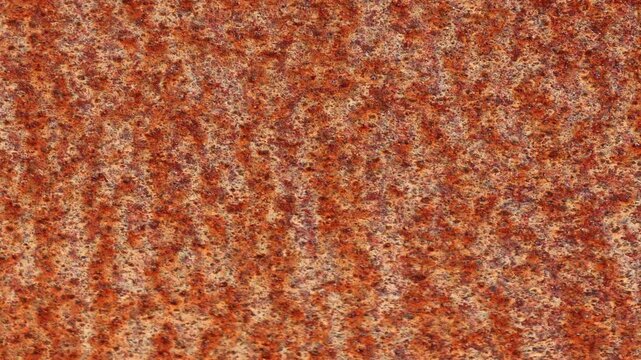 Rusty Metal Texture Background with Corroded Steel Surface Video Pan