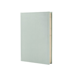 Naklejka premium Vintage book spine pale blue cover minimalist composition