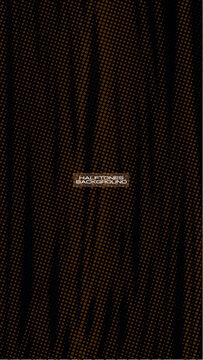 Abstract Dark Halftone Dot Pattern Background with orange Gradient Glow