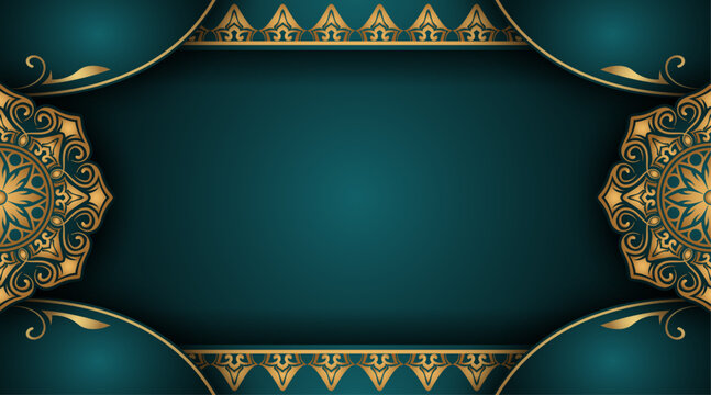 Turkish luxury background, mandala ornament