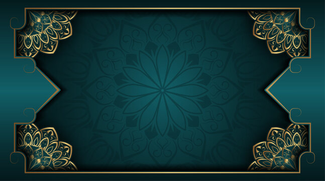 Turkish luxury background, mandala ornament