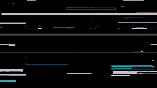 Signal Error Glitch Transition Overlay Damaged Video Element