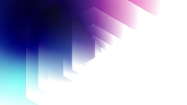 Abstract creative motion hexagon shape colorful gradient background. Video animation Ultra HD 4k footage.