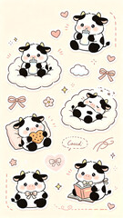 Obraz premium Baby Cow