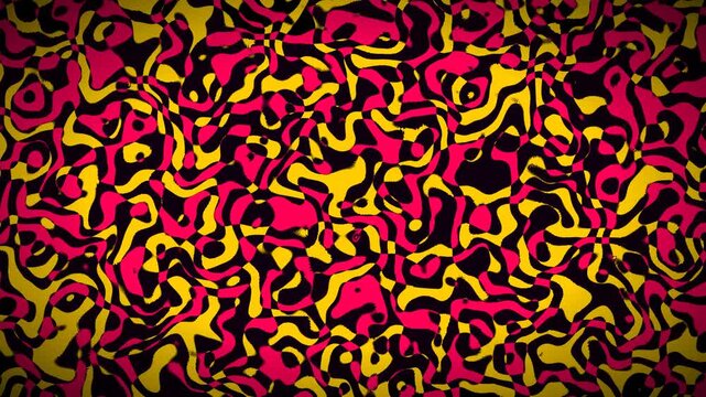 Pulsing grid liquid marble paint fluid network texture