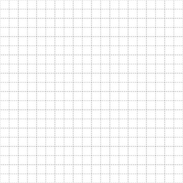 方眼紙グリッドパターン背景素材（破線黒）