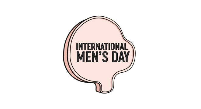 International Mens Day Awareness Symbol.