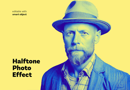 Halftone Photo Effect