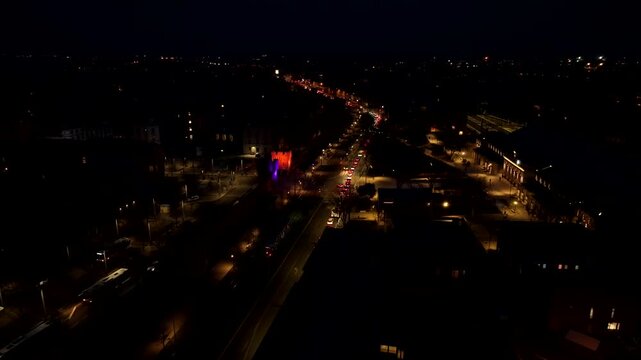 DRONE - Ville de Avignon nuit