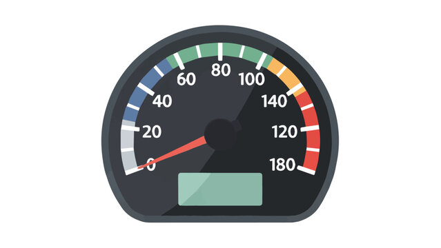 Car Speedometer Gauge Display with High Precision.