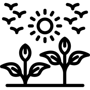 new line icon design