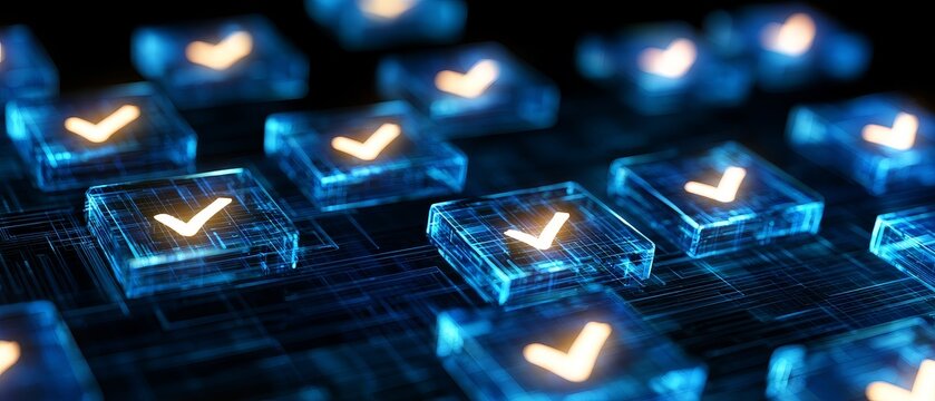 Innovative digital voting system featuring illuminated checkmark buttons designed for secure and reliable election procedures
