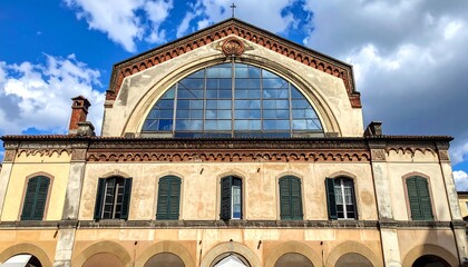 Fototapeta premium Church Facade in Italy.