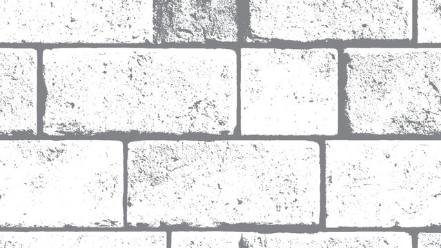 Weathered brick surface overlay with distressed details Urban brick wall texture with aged grunge appearance