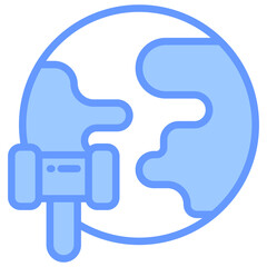 Fototapeta premium Territorial Claim Icon