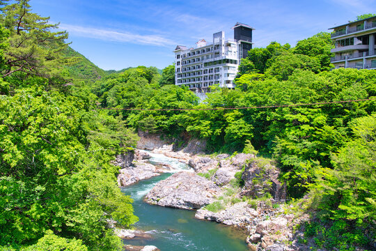 栃木県日光市　鬼怒川温泉と鬼怒川